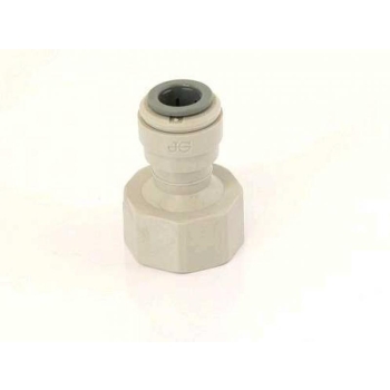 Duotight joiner 8 mm (5/16”) push-in fitting to 5/8” internal thread
