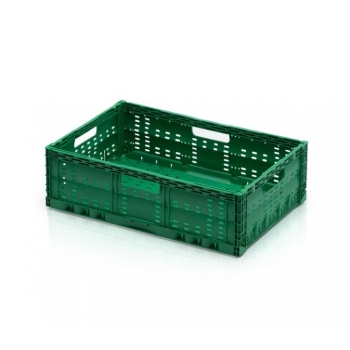 Berry box, box 60x40x22cm Perfo folding, green