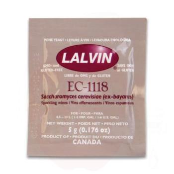 Lalvin EC 1118 Wine Yeast 5g universal. Best before 11.2027