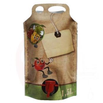 Bag-in-box pouch up bag 1,5L (+80C)