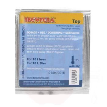 Beer Yeast BrewFerm Top 6g, expiry date 31.10.2025