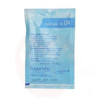 BrewFerm SafAle S-04 Beer Yeast 11.5g. Best before 09.2025