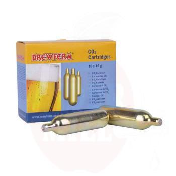 Brewferm CO2 cartridges 16 g 10 pieces