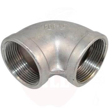 90° Elbow BSPP Female x BSPP Female - Stainless Steel AISI 316