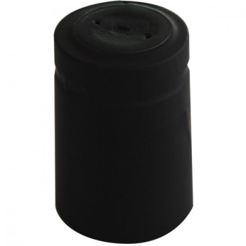 Black PVC capsule ⌀33 (100 pcs)