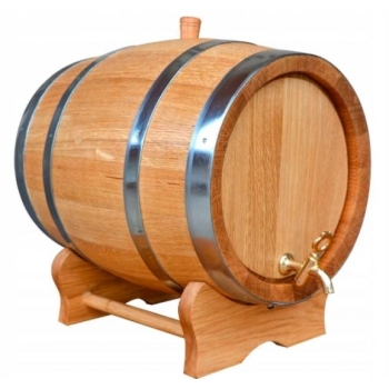 Barrel 20l with brass valve and stainless steel rims +medium roast