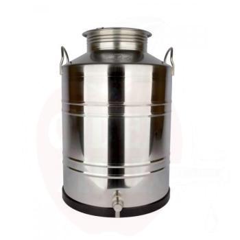 Stainless steel barrel 50l, TIG welded
