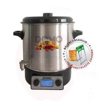 Automatic canning pot-pasteur 27l Domo with stainless steel tap