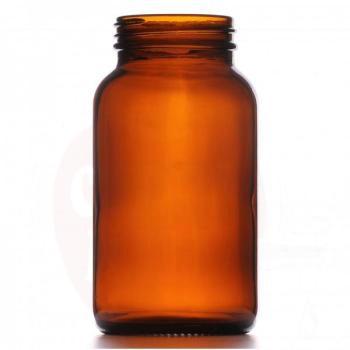 Glass bottle 250ml brown, for 48mm cap