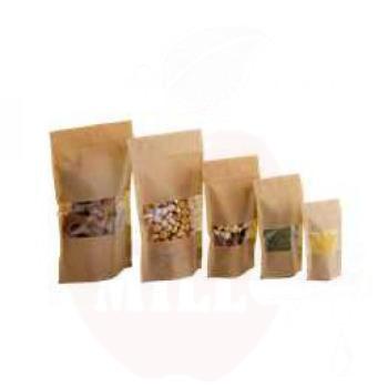 Stand-up pouch with Kraft paper 180*290*90 mm