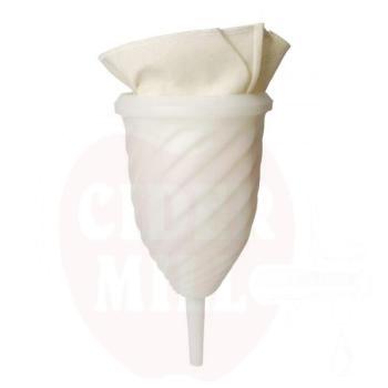 Plastic spiral funnel - 15 cm