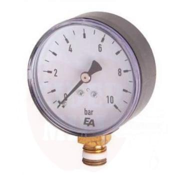 Manomeeter CO2, 1-10 bar, 1/4" keere