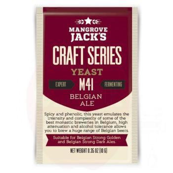 Mangrove Jack M41 Beer Yeast 10g, Belgian Ale. Best before 03.2026