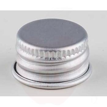 Metal cap 18mm GL18, silver
