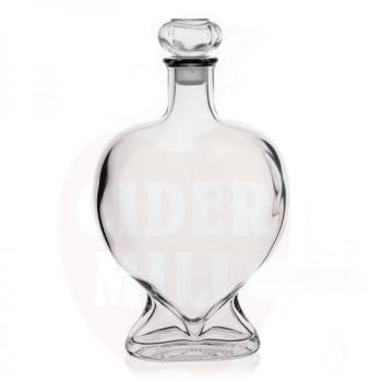 Klaaspudel Süda-1, 500 ml, läbipaistev