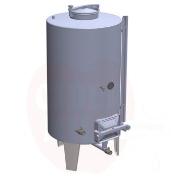 Closed mash tank 600 l