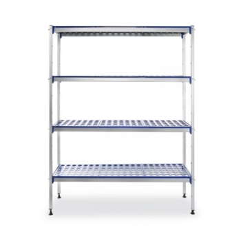 Aluminium storage rack 1280x405x(H)1685