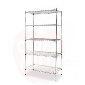 Storage rack with 5 shelves 910x455x(H)1830