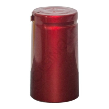 Red PVC shrink capsule ⌀31 (100pcs)