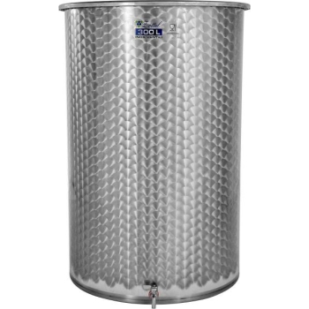 INOX wine tank 300 l without valve and floating cover
