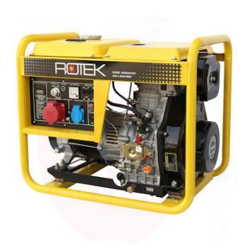 Diesel generator Rotek 400V/max.5,7kw, 230V/1,8kw