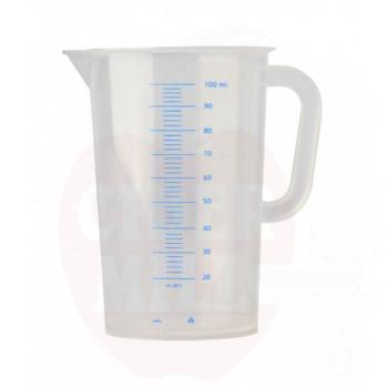 Mittakannu 0,1 l PP-muovia