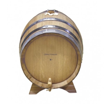 barrel oak french 28 l with support and tap