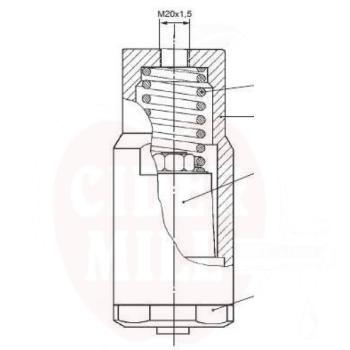 Pneumatic sealing head, ringcrown