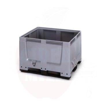 Plastic big box 525l, 4legs 120x80x79cm