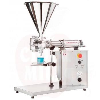 BENCH TOP VOLUMETRIC FILLER WITH RANGE FROM 5 TO 250 ML with valve DN25 for thick products