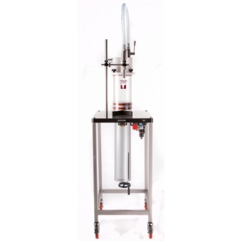 VERTICAL VOLUMETRIC FILLER FOR DOSES FROM 100 UP TO 2000 ml NO RETURN VALVE AND NOZZLE WITH GRIDS