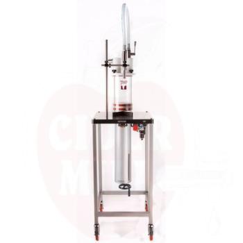 VERTICAL VOLUMETRIC FILLER FOR DOSES FROM 100 UP TO 2000 ml NO RETURN VALVE AND NOZZLE WITH GRIDS