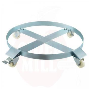 Barrel bottom with wheels D50,8xH16,5cm