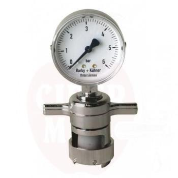 Aphrometer & CO2-Manometer 0-6bar, Kronkorken 26mm