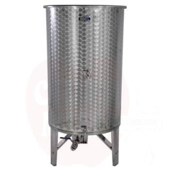 INOX wine tank 380 l-3 valves