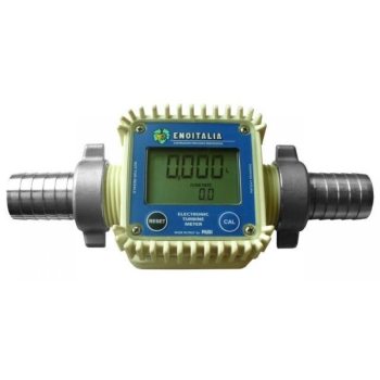 Digital flow meter ENO 24 with fitting 1" hose connection 20+25mm in set