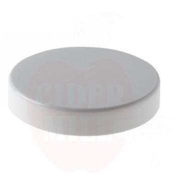 Plastic jar cap white with leak stopper