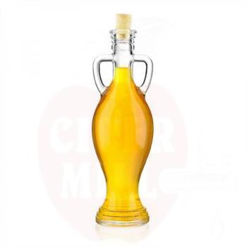 Glasflasche 200ml Amphore transparent