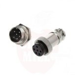 Konnektorid GX16-6 (6-pin)