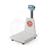 LCD platform scale with a column and legalisation, EKO+ line, 300 kg, TEM, 500x700x(H)940mm