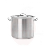 Edelstahltopf Hendi 32l, niedrig/breit Prof