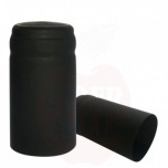Heat-shrink capsule Ø31x55mm black matte, with tear strip 100pcs