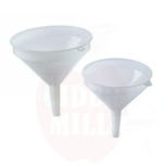 Food Grade Plastic Funnel 24cm with Filter, for 29-44mm Opening