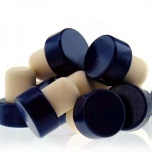 T-kork 19mm/35/29mm sünteetiline puit sinine, 500tk