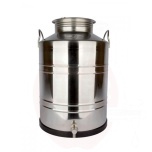Stainless steel barrel 50l, TIG welded