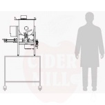 Dosaator TELM, 5-250 ml, 50 L mahutiga