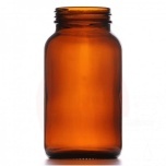 Klaaspudel 250ml pruun, 48mm korgile