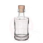 Stiklinis butelis Aventura 200 ml skaidrus, 10vnt