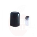 Kork rulliga GL18, 18 mm, must