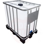 Mahuti IBC 800L, plastikalusel 120x80x100 cm